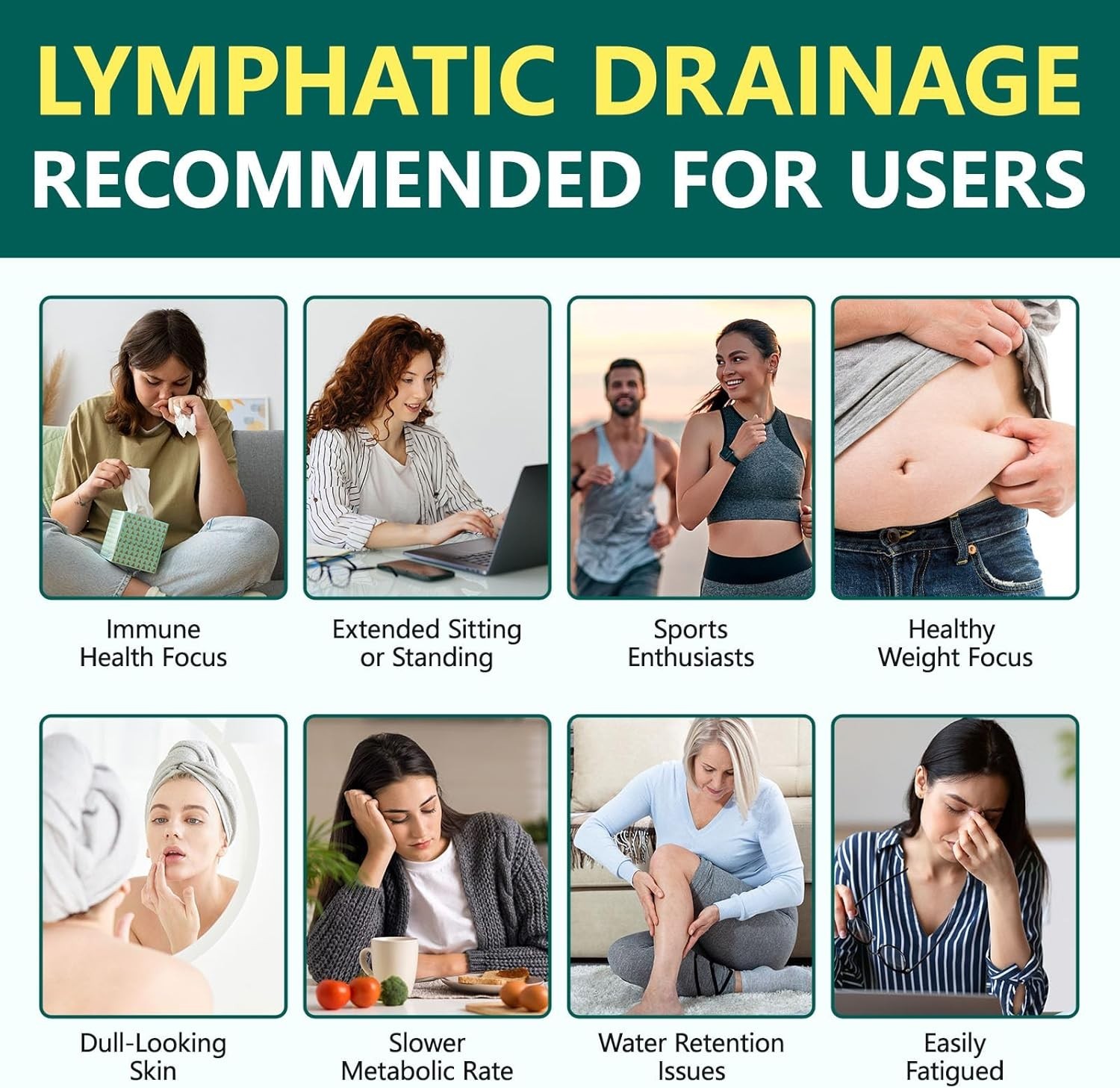 Lymphatic Drainage Supplement – 21 Botanical Blend with Echinacea & Elderberry