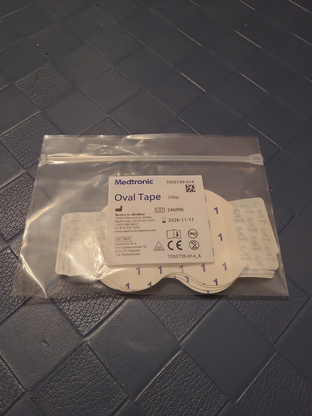 Medtronic Oval Tape 10-Pack Exp 11-11-2026