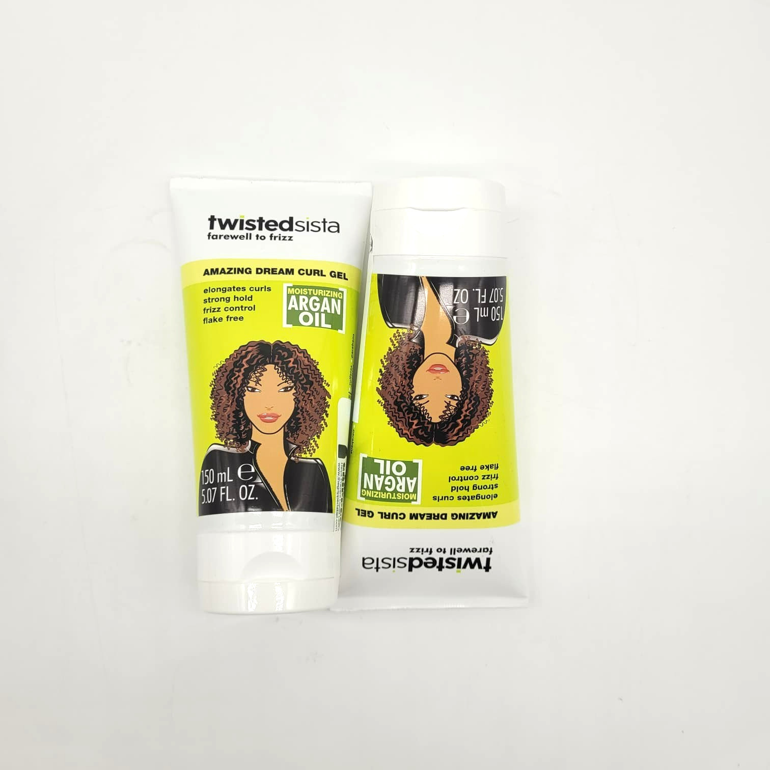 Twisted Sista Dream Curl Gel 5.07 FL OZ Lot of 2 Curl Defining Anti-Frizz Hold