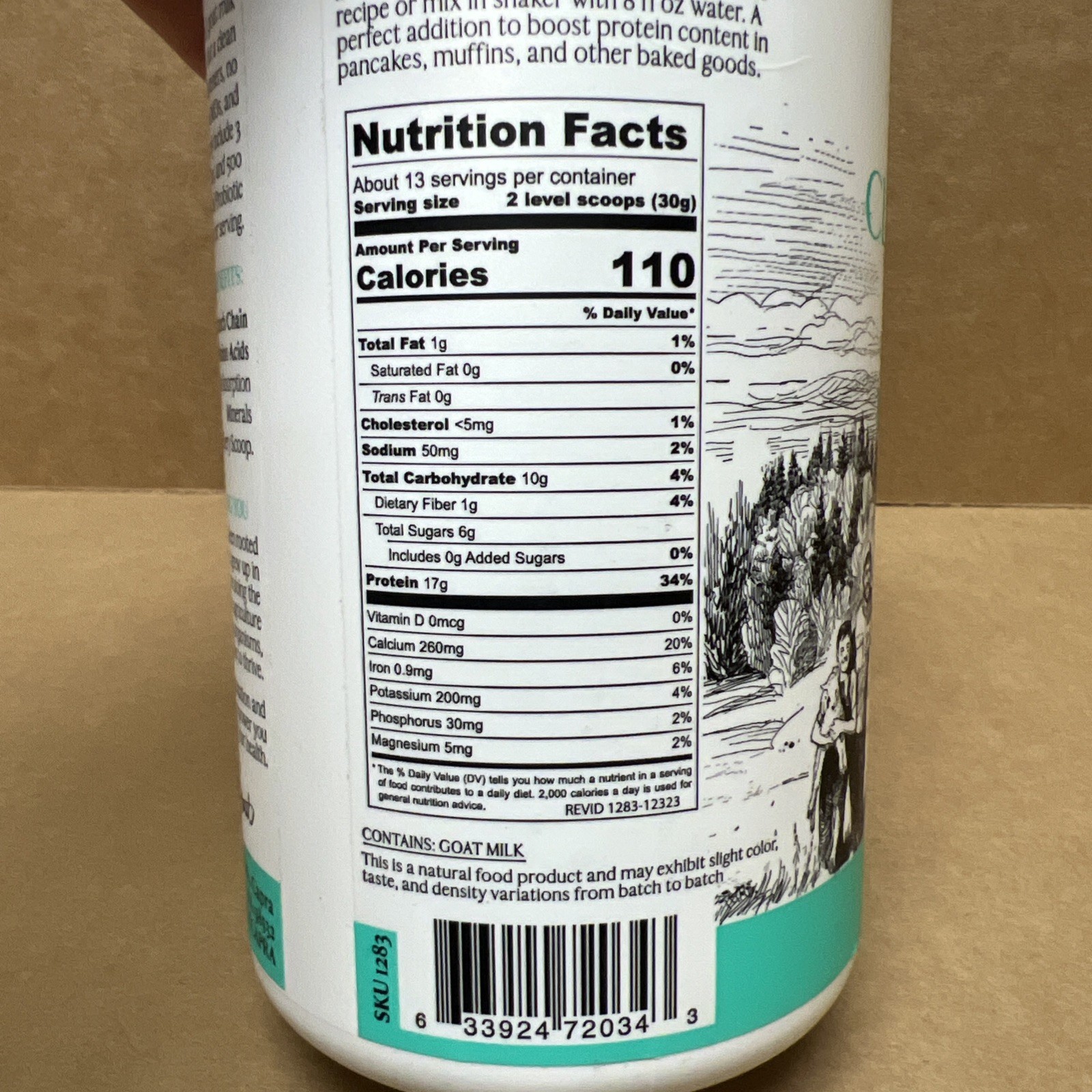 Clean Whole Protein + Minerals & Probiotics, 14.1 oz (400 g)