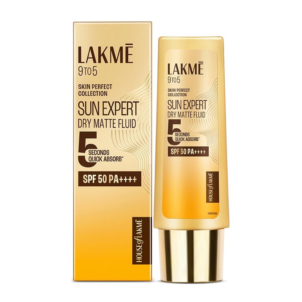 LAKMÉ Sun Expert, Dry Matte Fluid Sunscreen, 50ml no Whitecast