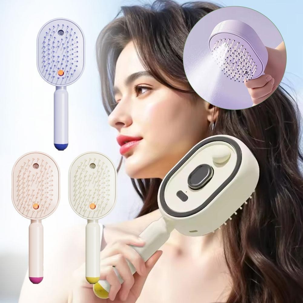 2026 New Electric Steam Brush, Electric Steam Brushs for Hair, Rechargeable