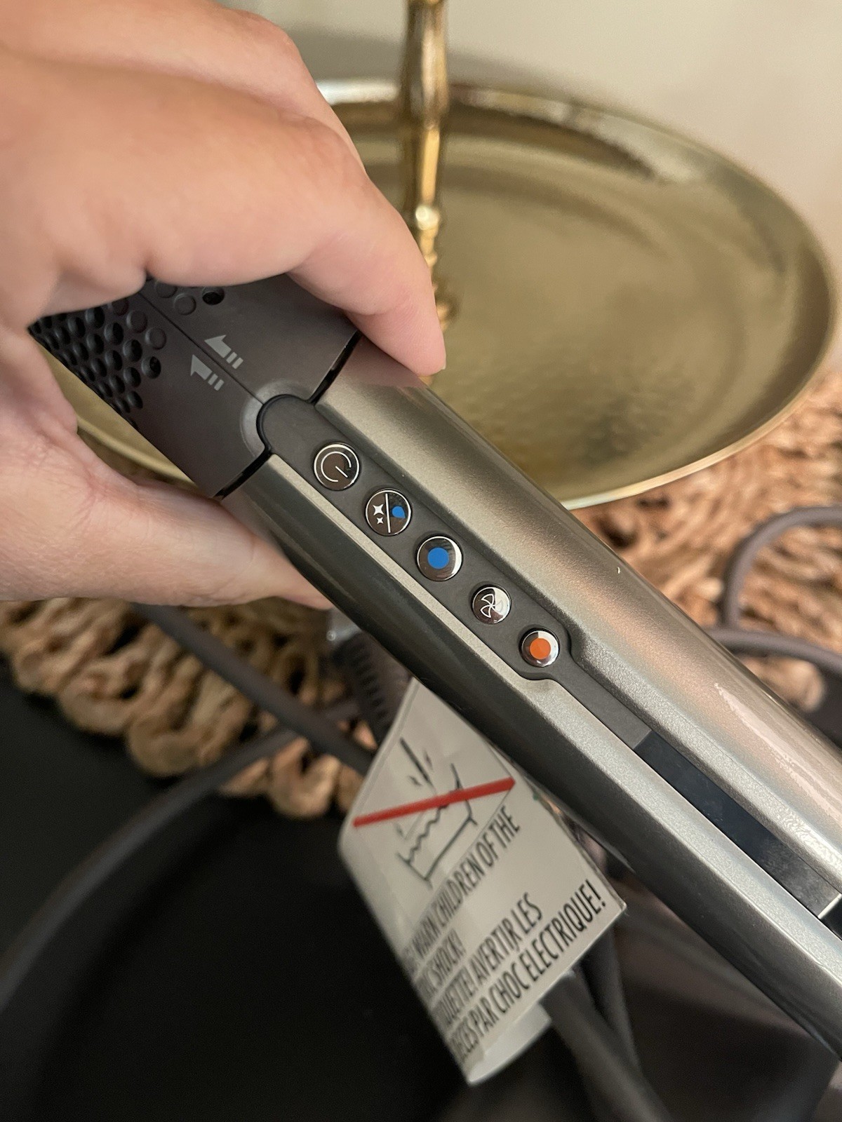 Dyson Airstrait Straightener Nickel Copper Air Straight Flat Iron (No Box)