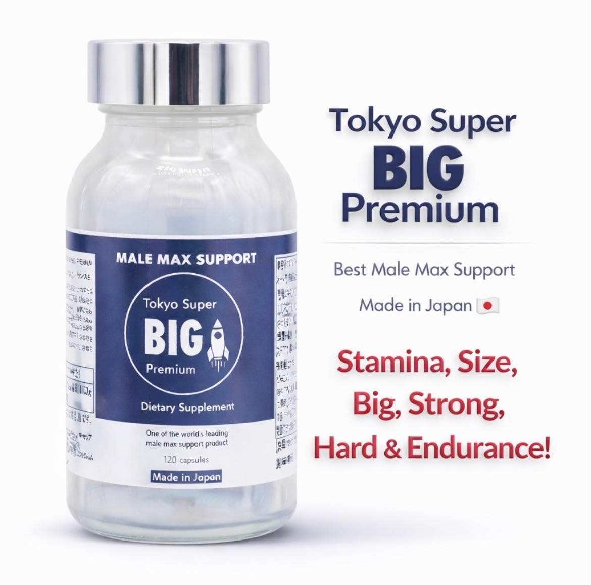 Tokyo Super BIG Premium JAPAN (120 pills) vs Super Big Thick Premium (120 Pills)