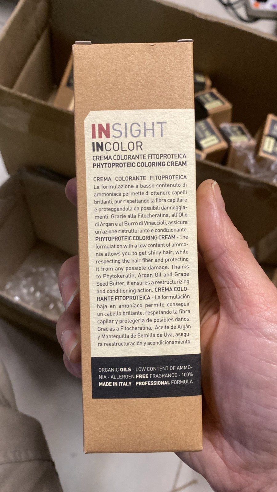 90.0 natural super bleaching blond INSIGHT INCOLOR Phytoproteic HairColour 60ml