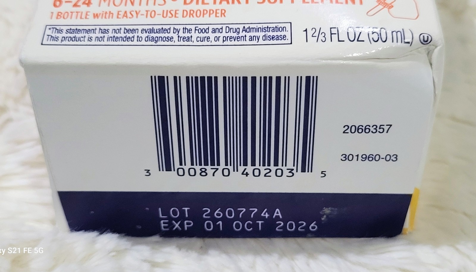 Enfamil Poly-Vi-Sol Vitamin Drops – 50 ML Each 6 To 24 Months Exp 10/26✍️✍️