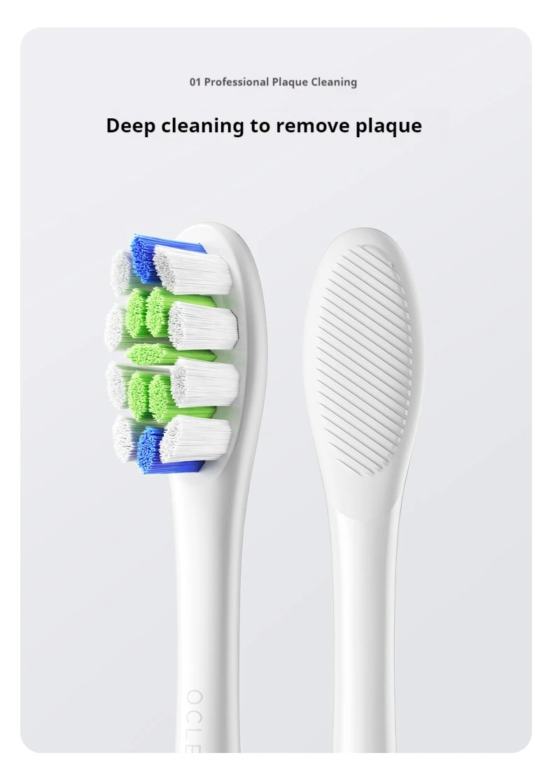 6x Original Oclean Replacement Brush Heads for X PRO Elite/Flow/F1/Z1/One