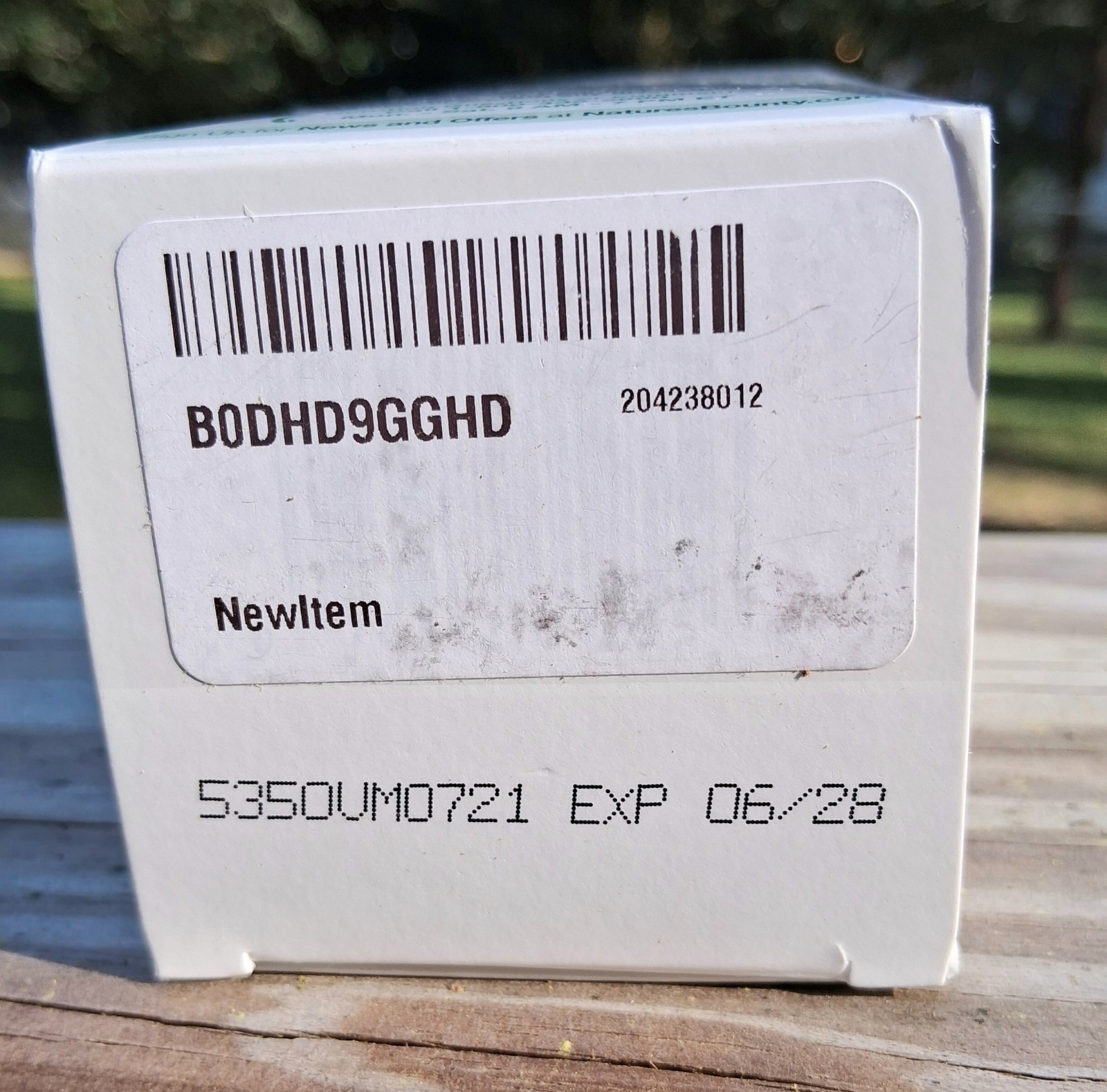 Natures Bounty Magnesium Glycinate 360 MG – Exp 06/28
