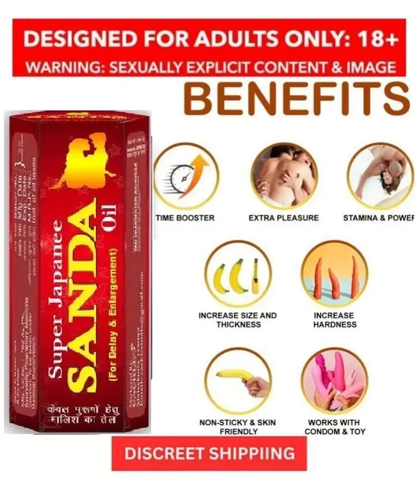 Penis Size Enlargement Oil 100% Original Sandha Saandhha Sanda Oil 15 ml