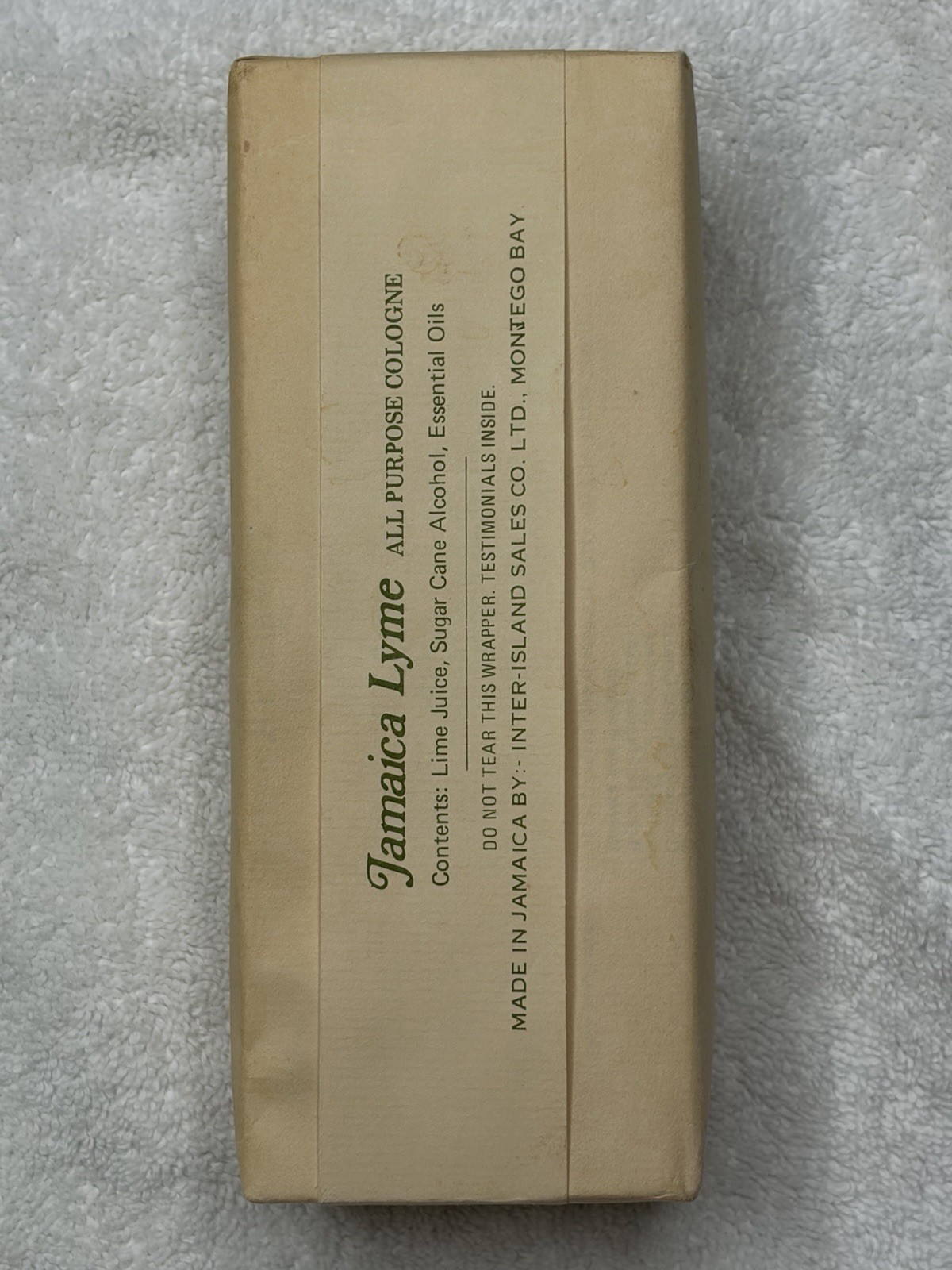 Vintage Jamaica Lyme All Purpose Cologne Sealed In Box 6.5 oz Inter Island Sale