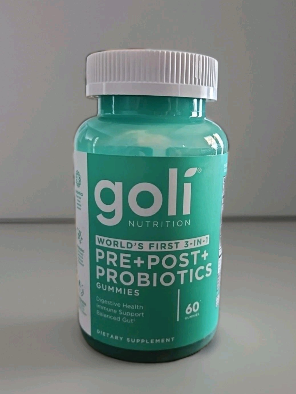 3 Pack Goli Nutrition – Pre + Post + Probiotics Gummies (60 Count) Exp 9/27