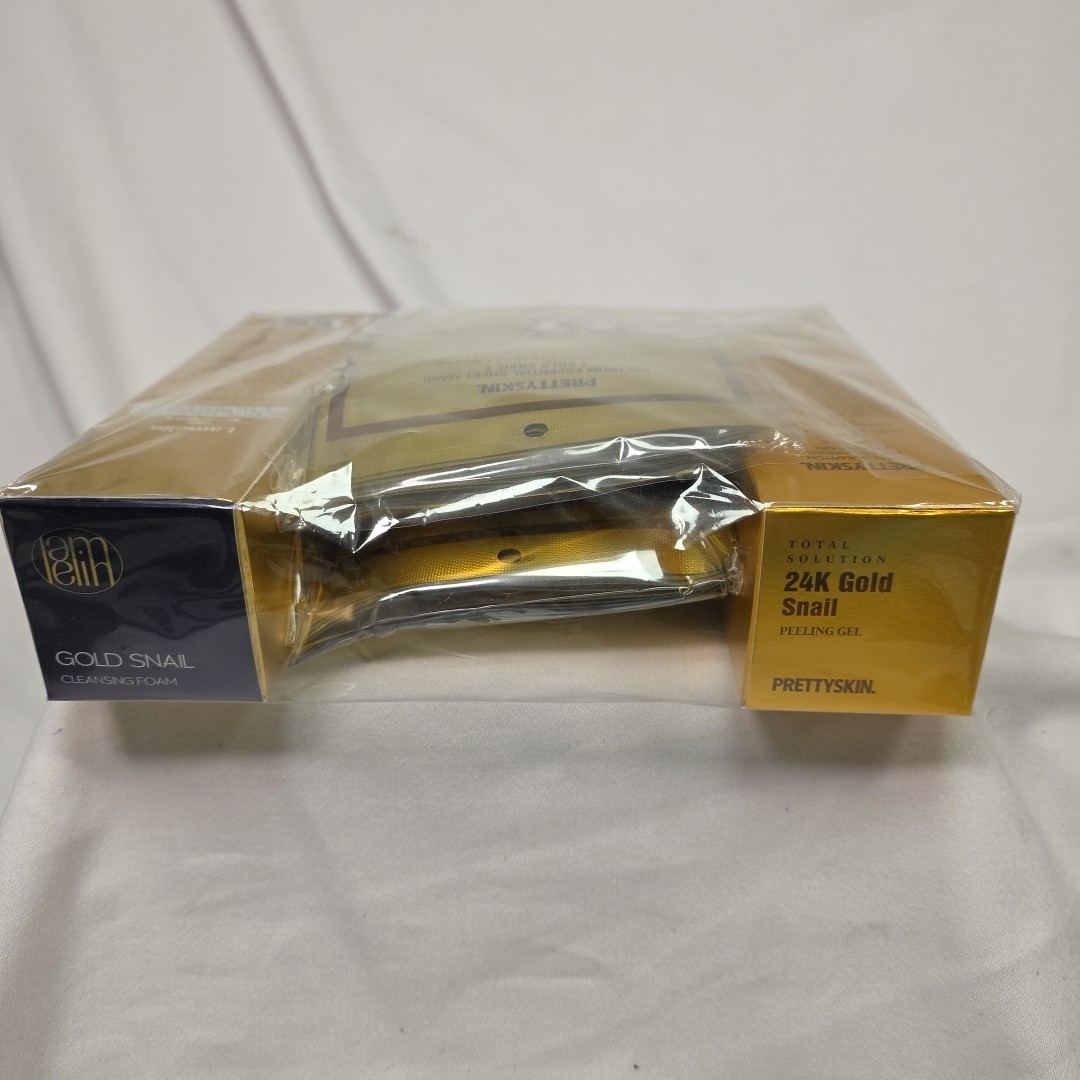 Gold Snail Prettyskin Premium Essential Skin Care Bundle New Sealed Boxed New