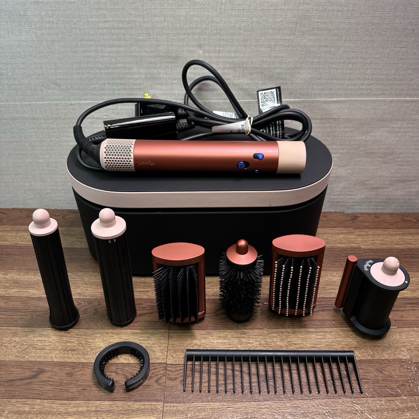 Dyson Airwrap HS05 Complete Multi Styler with 6 Attachments Bronze/Blush Pink