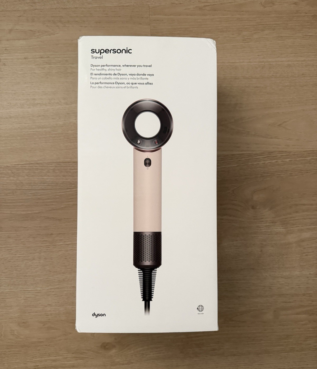 Dyson Supersonic HD19 Pink Travel Hair Dryer w/ Styling Concentrator 1000-1220W