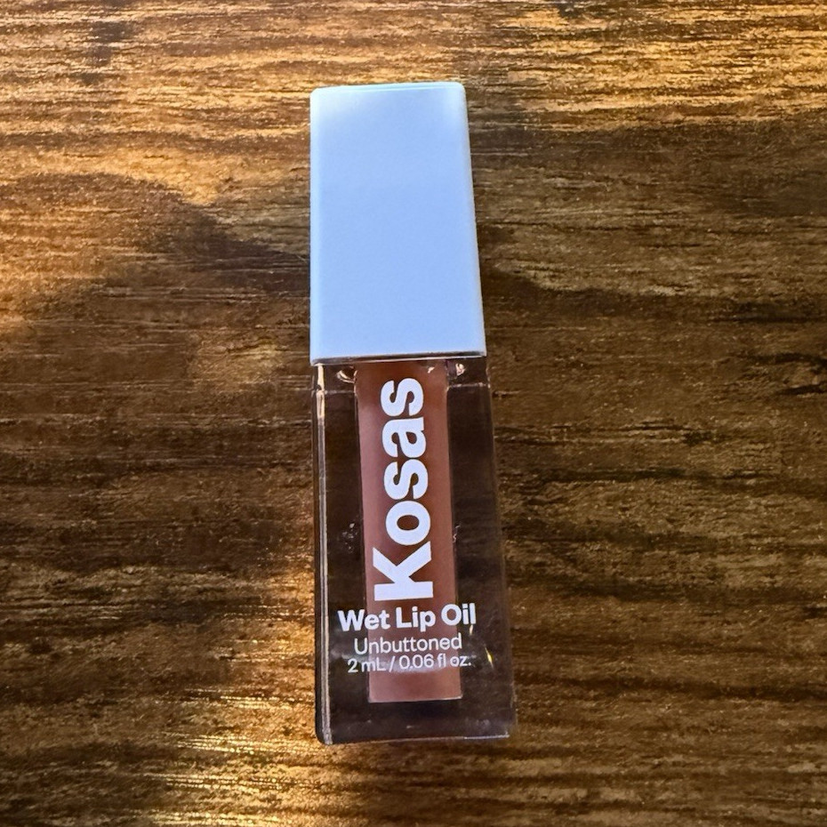 Kosas Wet Lip Oil Lip Oil Unbuttoned Brown Shine Liquid 0.06 fl oz
