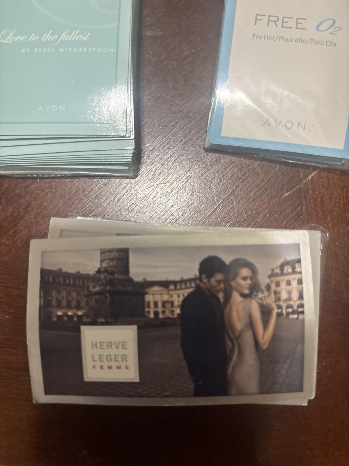Perfume Sample Lot Free O2, Reese Witherspoon, Herve Leger, Simply Because