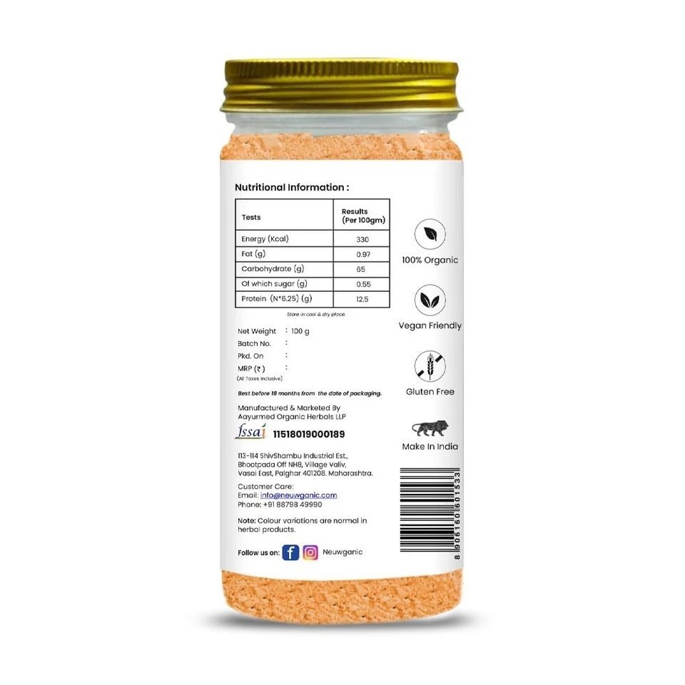 Neuwganic Organic Manjistha Powder 100gm