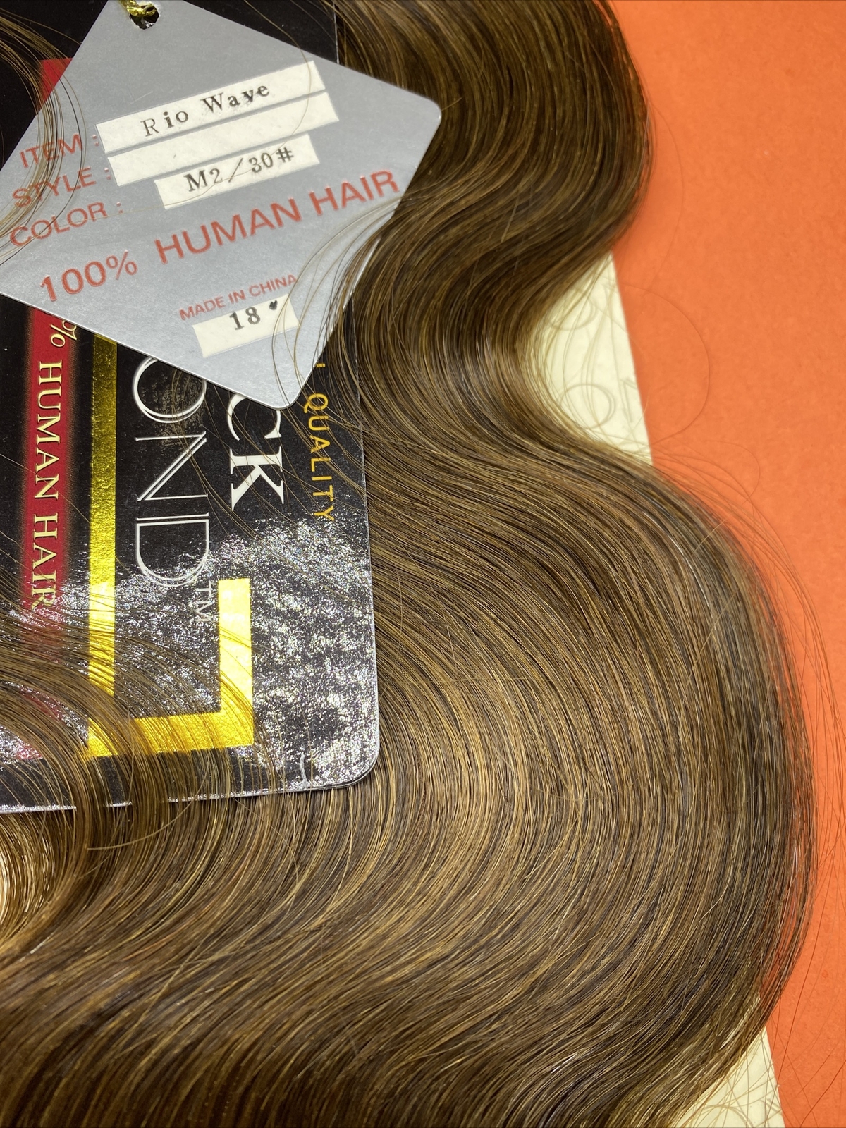BLACK DIAMOND Human Weave Hair_RIO_WAVE_18″_#M2/30
