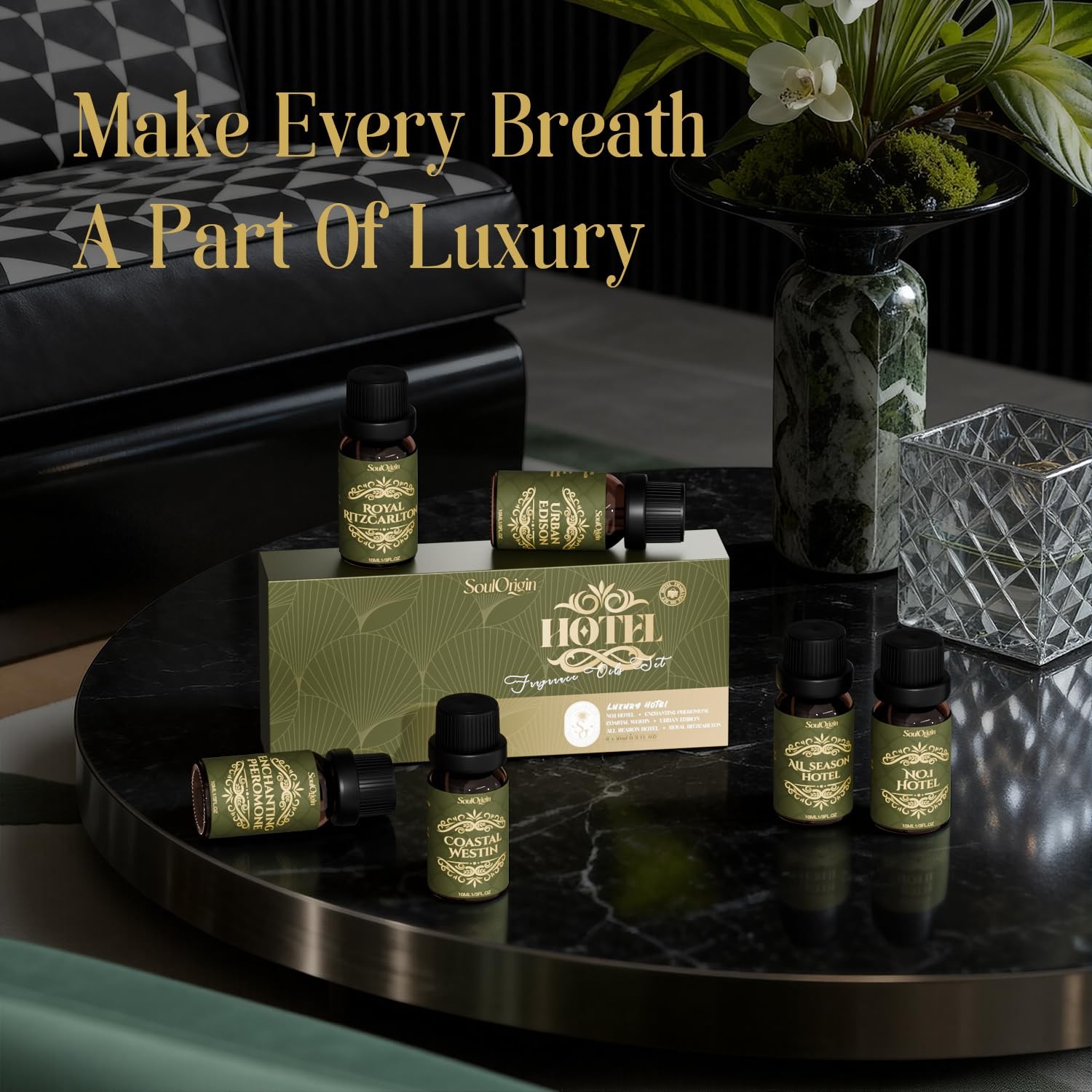 Hotel Diffuser Oils Gift Set, Hotel Collection Fragrance Oil, Luxury Scent Es…