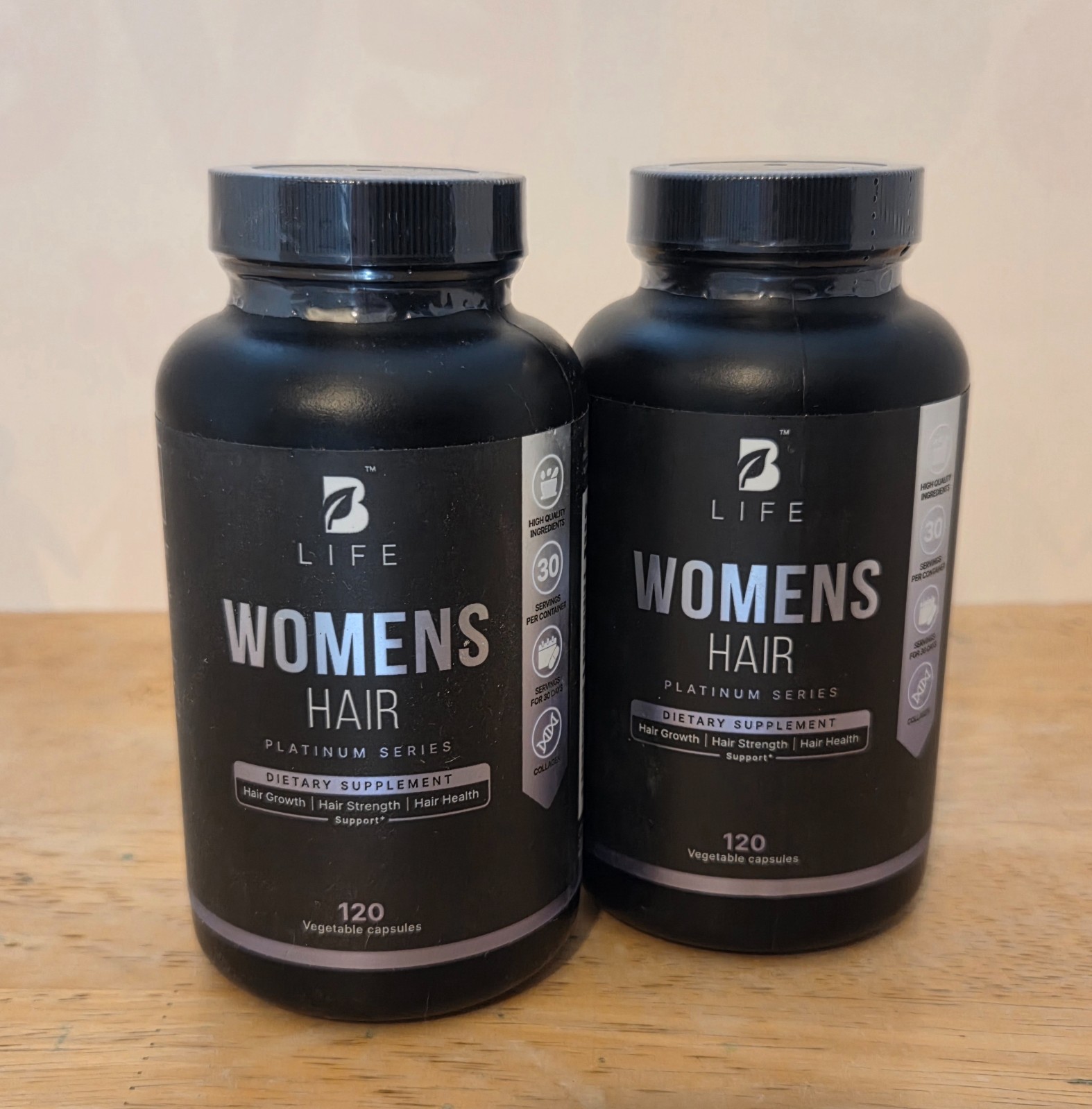 TWO PACK- Womens Hair Growth Supplement – Biotin Hair Vitamin Complex (60 days)