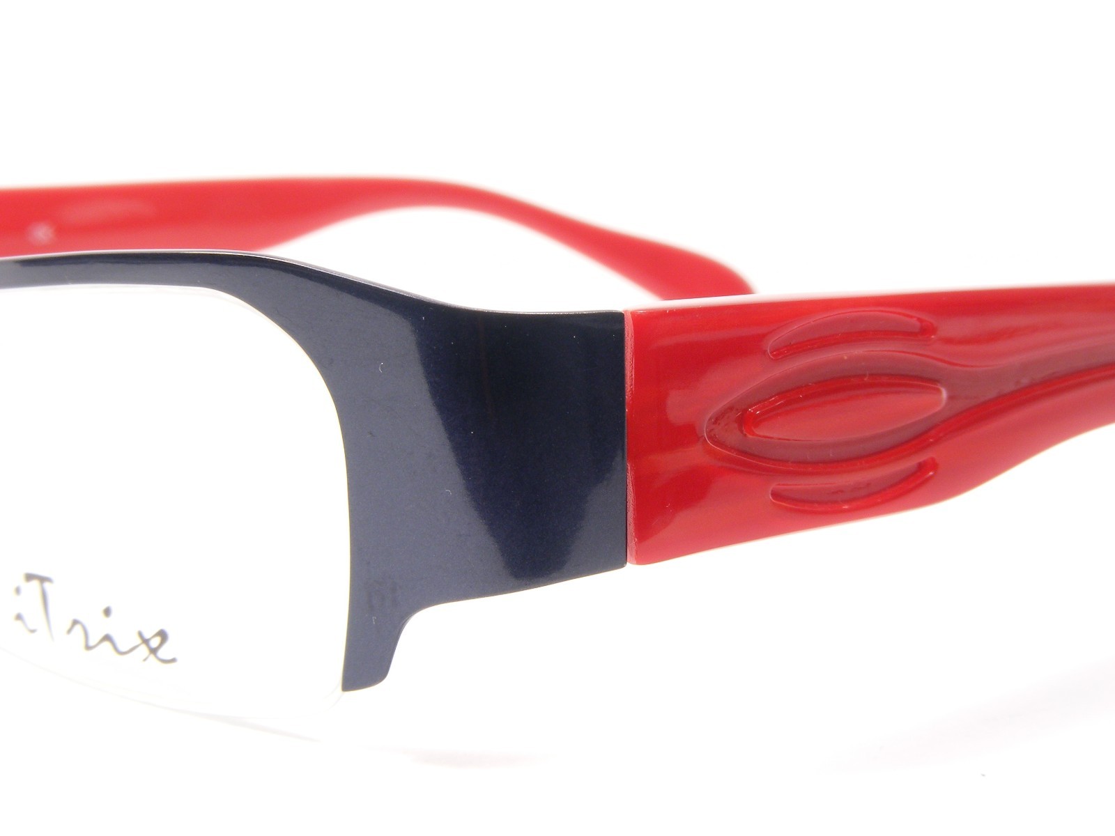 iTrix i-ac 108 82 Dark Blue /Red UNIQUE RARE EYEGLASSES FRAME 50-18-137 (NOTES)