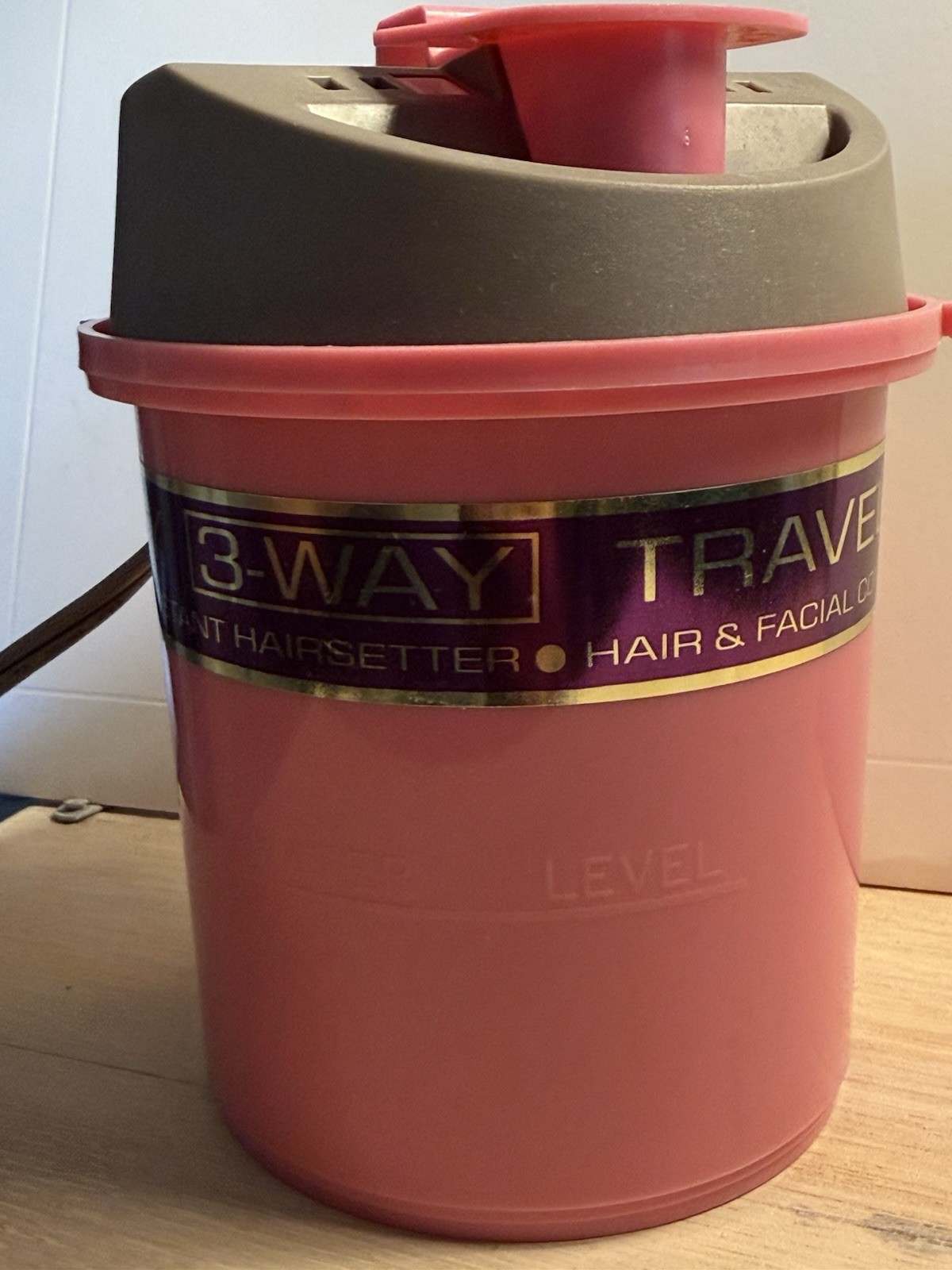 Richard Caruso Molecular Happy 3-Way Traveler Hairsetter 3/4in Travel Pink Gray