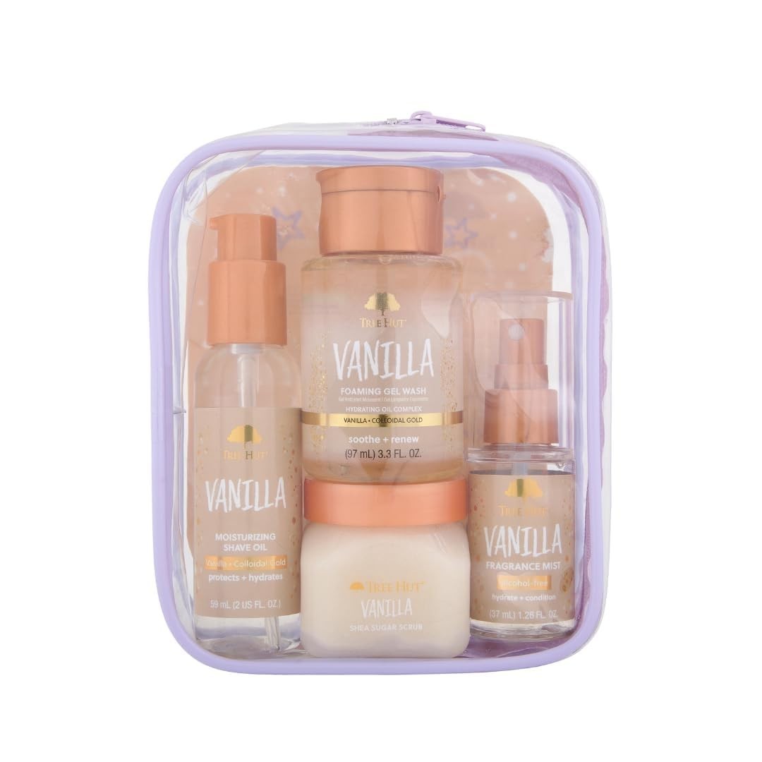 Cruelty-Free Vanilla Everything Shower Set: Travel-Friendly Hydrating Essentials