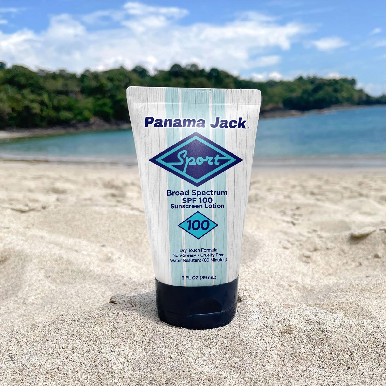 Panama Jack Sport Sunscreen Lotion – SPF 100, Broad 3 Fl Oz (Pack of 1)