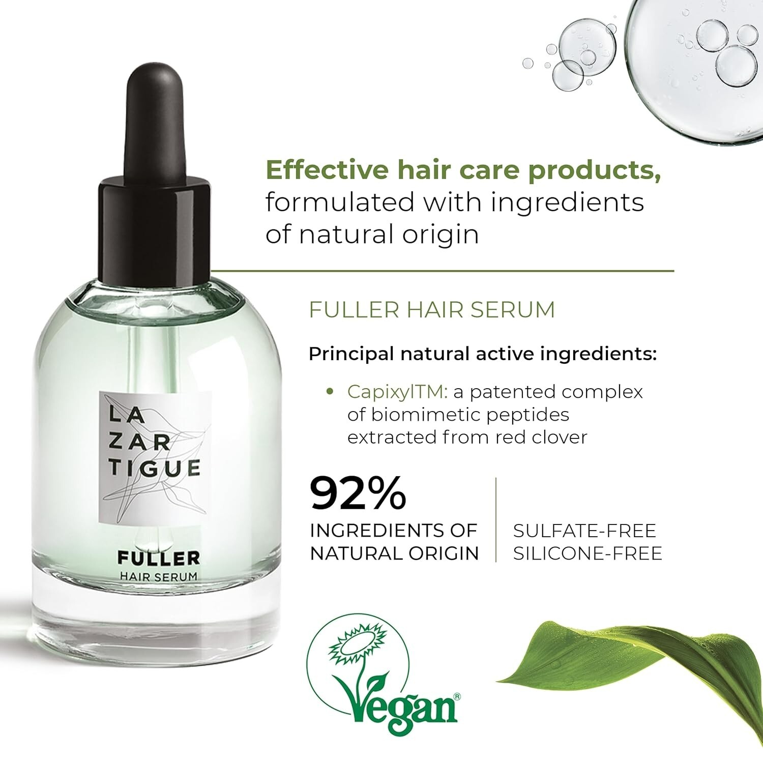 Lazartigue Fuller Hair Serum – 1.7 fl oz (50 ml)