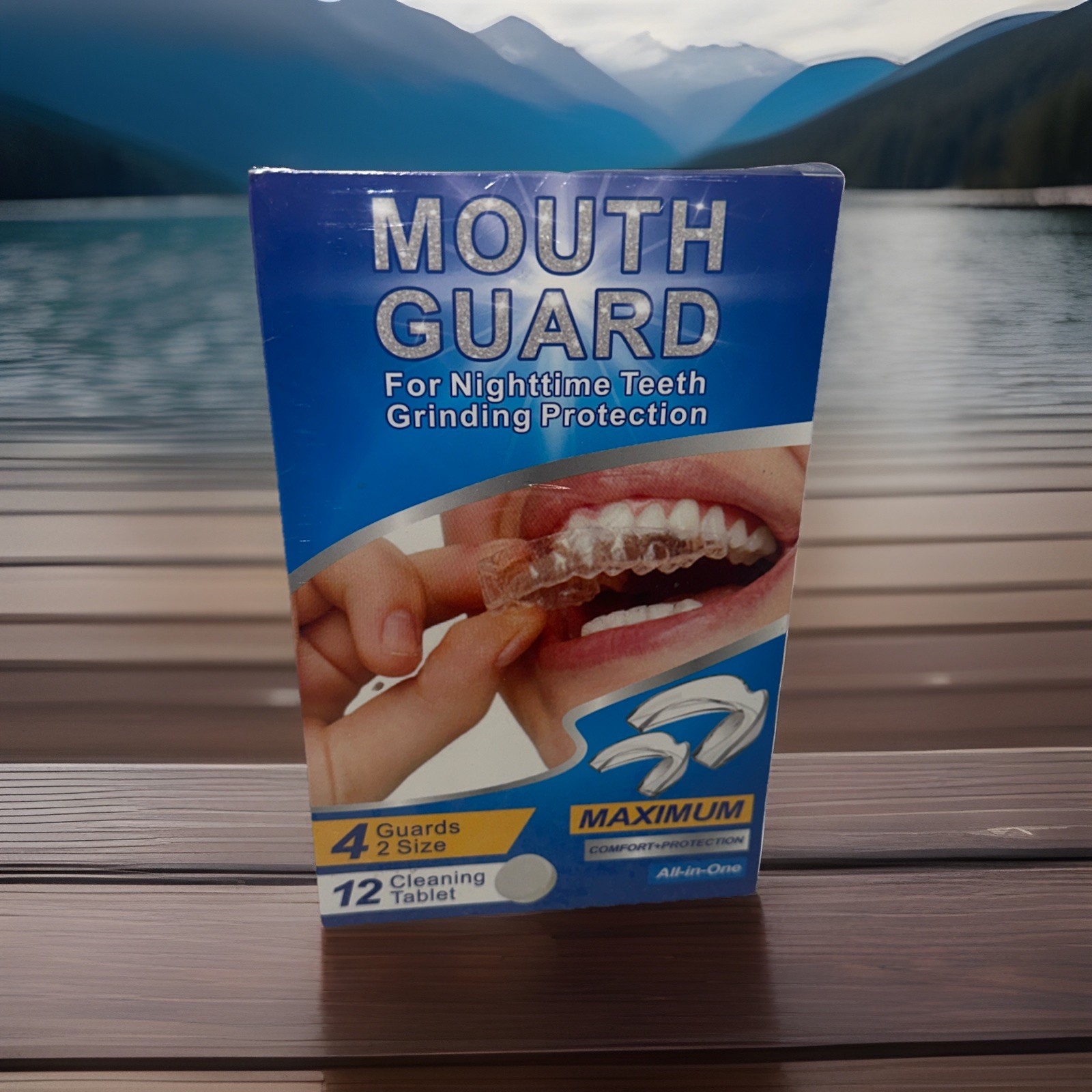 Mouth Guard for Grinding Teeth at Night: Reusable Mouthguards 2.4in Exp 02/04/28