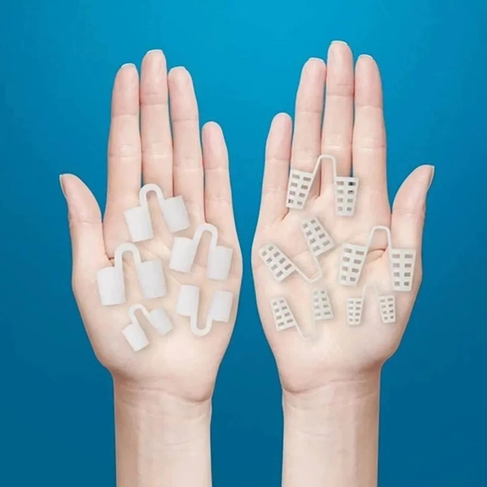 8Pc Silicone Anti-Snoring Nose Vents Snore Stopper Dilators for Better Sleep