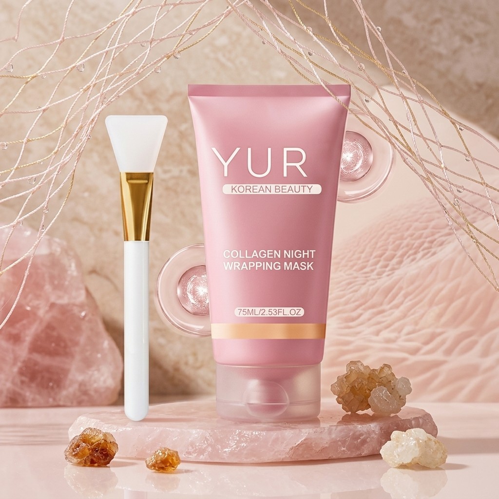 Yuri Korean Collagen Night Wrapping Mask 75ml Hydrating Sleeping Mask New In Box