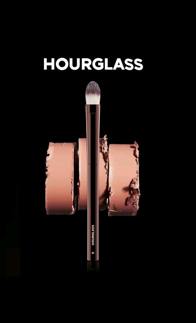 Hourglass FOUNDATION #1 Powder #8 Concealer & Vanish Brush SET of 3 LIQUIDATION
