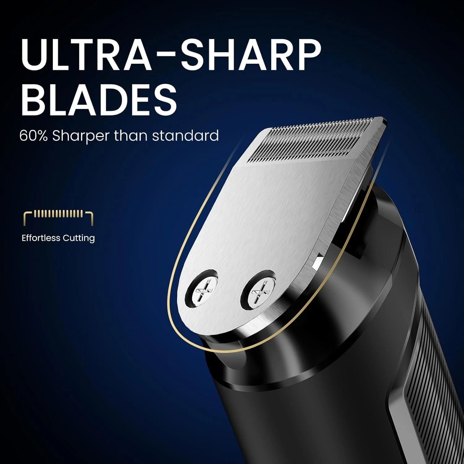 Ufree 3-In-1 Beard Trimmer for Men, IPX6 Waterproof Electric Razor Shaver, Hair