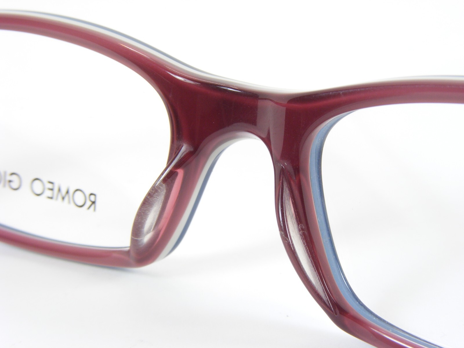 ROMEO GIGLI RG147 448 Blue UNIQUE RARE EYEGLASSES GLASSES FRAME 50-17-130 Italy