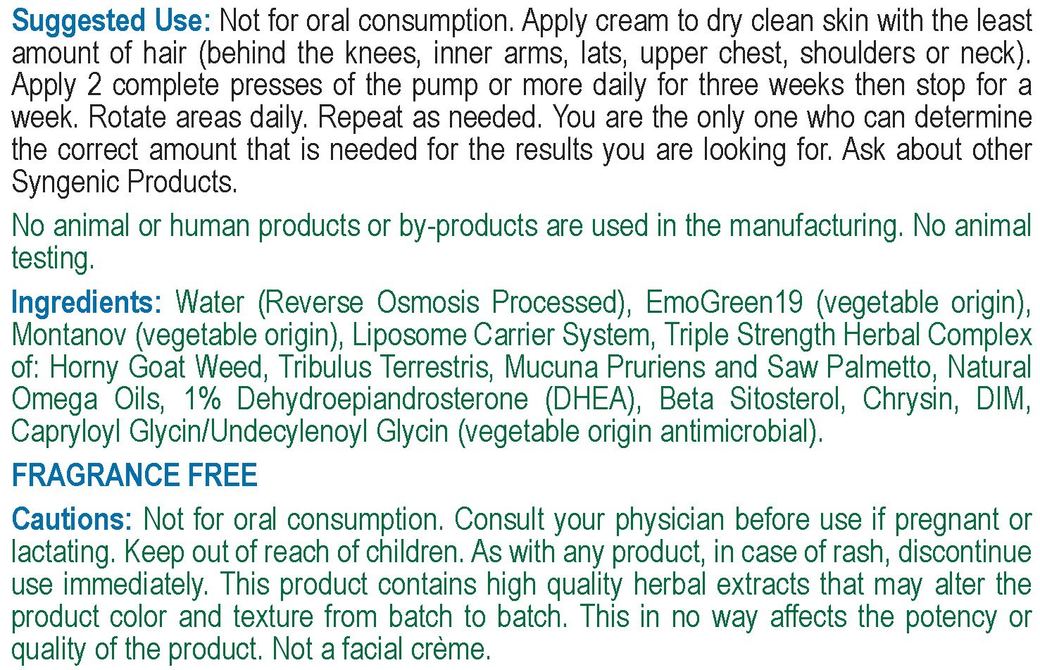Test Max for Men with DHEA and Natural Testosterone Booster Liposomal Skin Cream