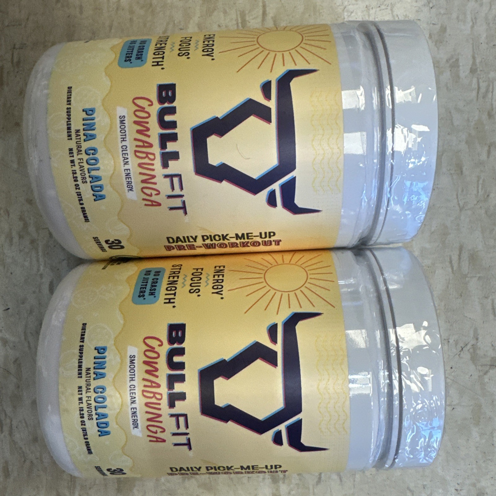 Bull Fit Pre Workout Pina Colada 30 Servings Best By 07/2026