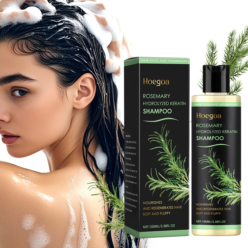 3PCS Organic Rosemary Hair Growth Shampoo for Natural Thickening & Strengthening