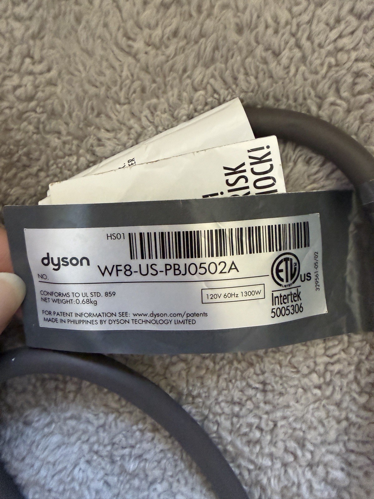 Dyson Airwrap Complete Multi Styler 1.2/1.6 in Gray Pink Attachments