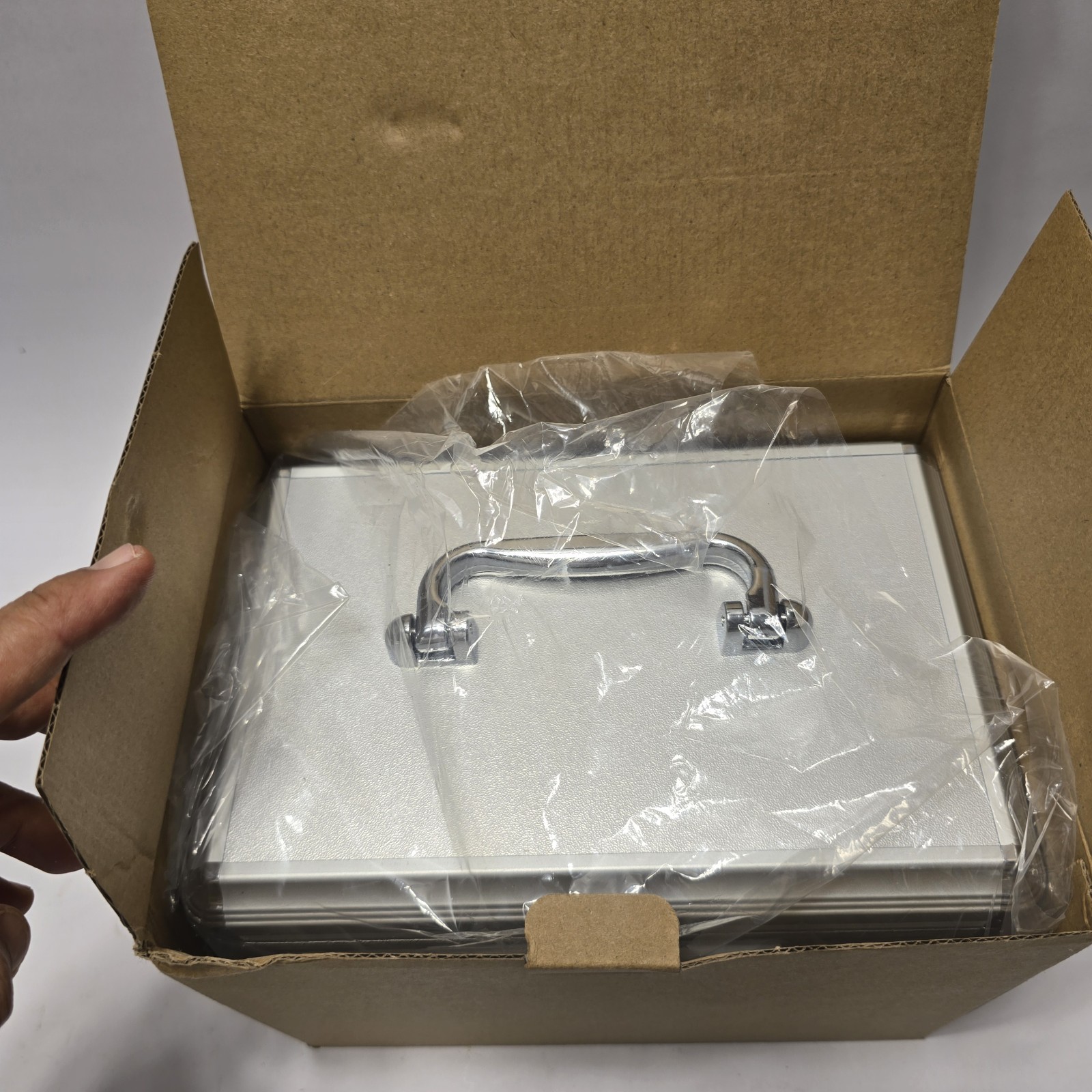 Locking Storage Box with Lockproof Organizer Case for Medications & Valuables