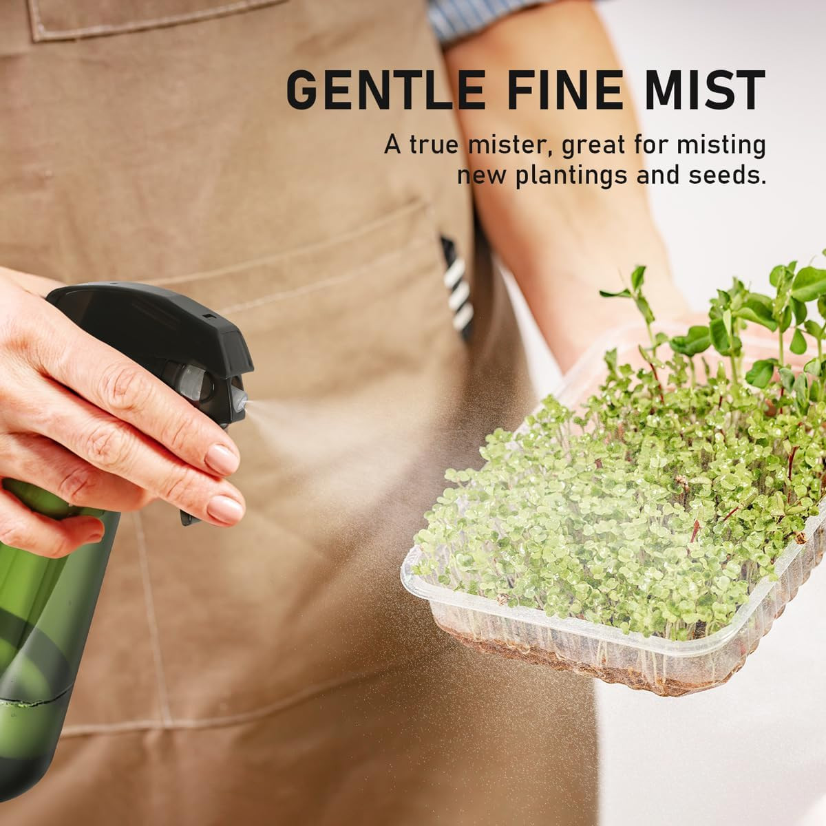16Oz Spray Bottle for Plants – 2 Pack, Empty Spray Bottles for Indoor Use