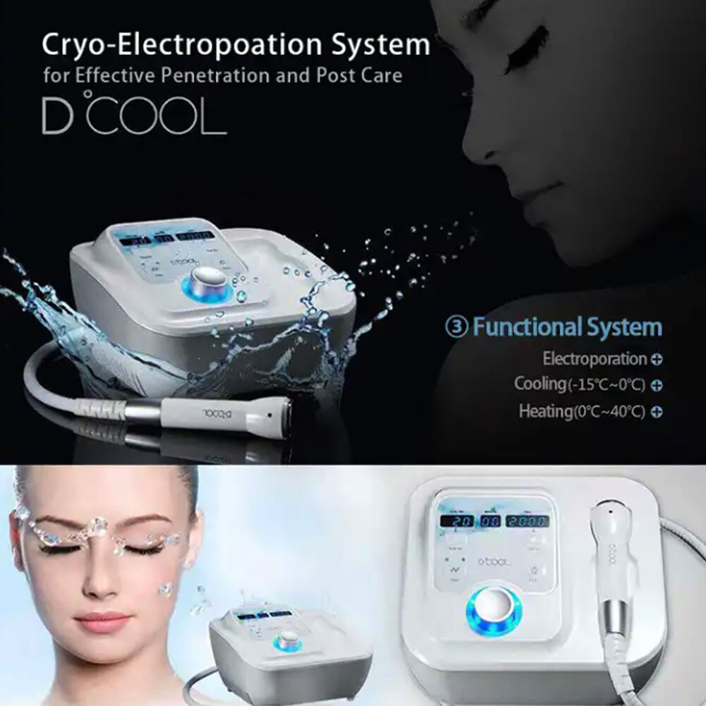 Cryo Cold Hot Facial Tightening Machine Skin Rejuvenation Pore Shrinking Spa Dev