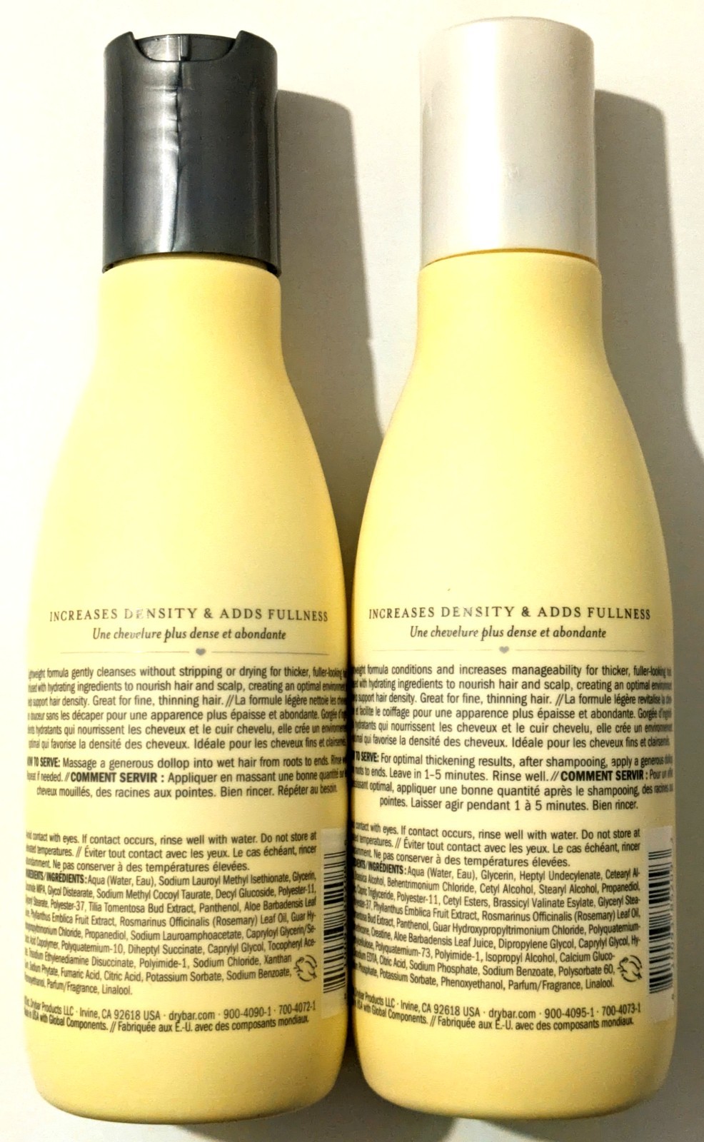DRYBAR BIG BREW THICKENING & LIFTING SHAMPOO & CONDITIONER COMBO, 8.5OZ, NEW