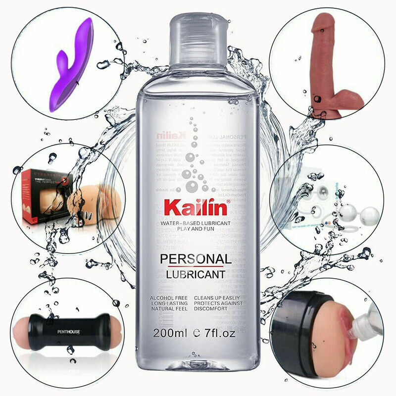 Sex Lubricant Water-Based Long Lasting Easy Clean Women Men Adult Lube Personal
