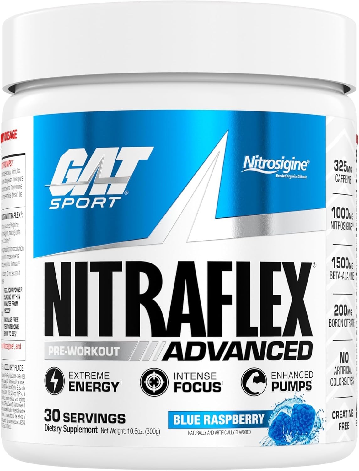 [2 Packs] GAT NitraFlex Pre Workout 30 Servings – Pick Flavor