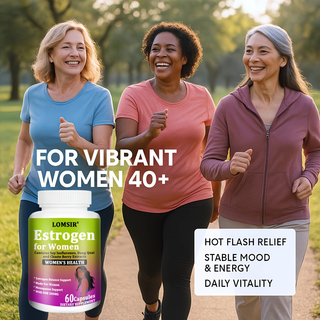 Estrogen Supplement for Women – Support for Hormone, Menopause – 60 Capsules