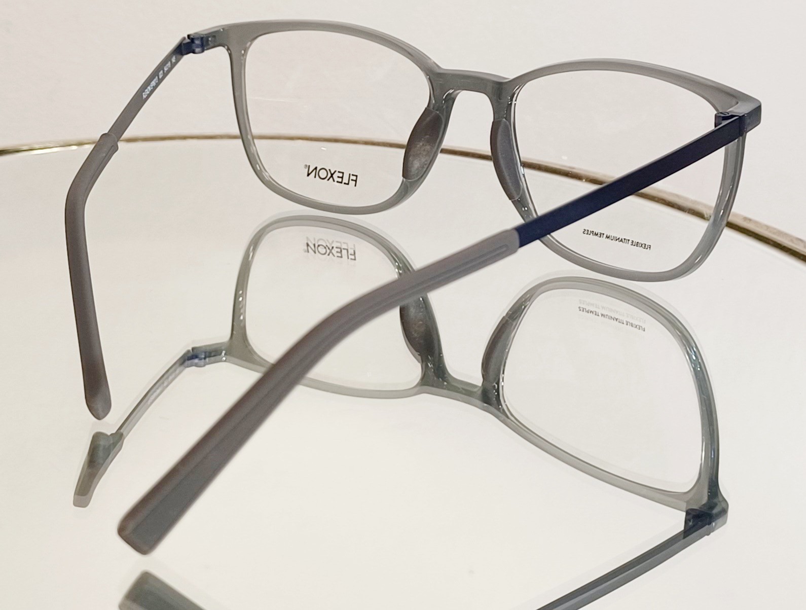 Originale FLEXON EP8013 023 Eyeglasses GREY New Plastic 54-19-145