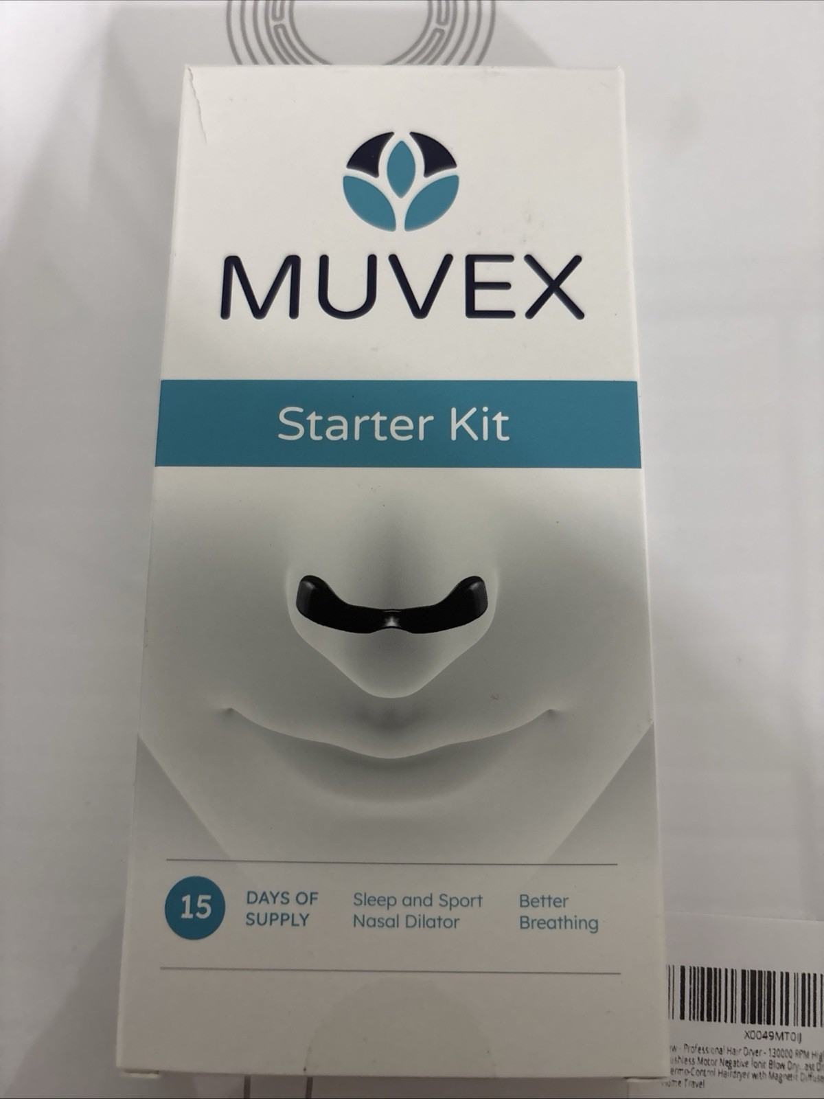 MUVEX Starter Kit Nose Clip Pack Black 15 Days of Supply MPN X004MEIORR