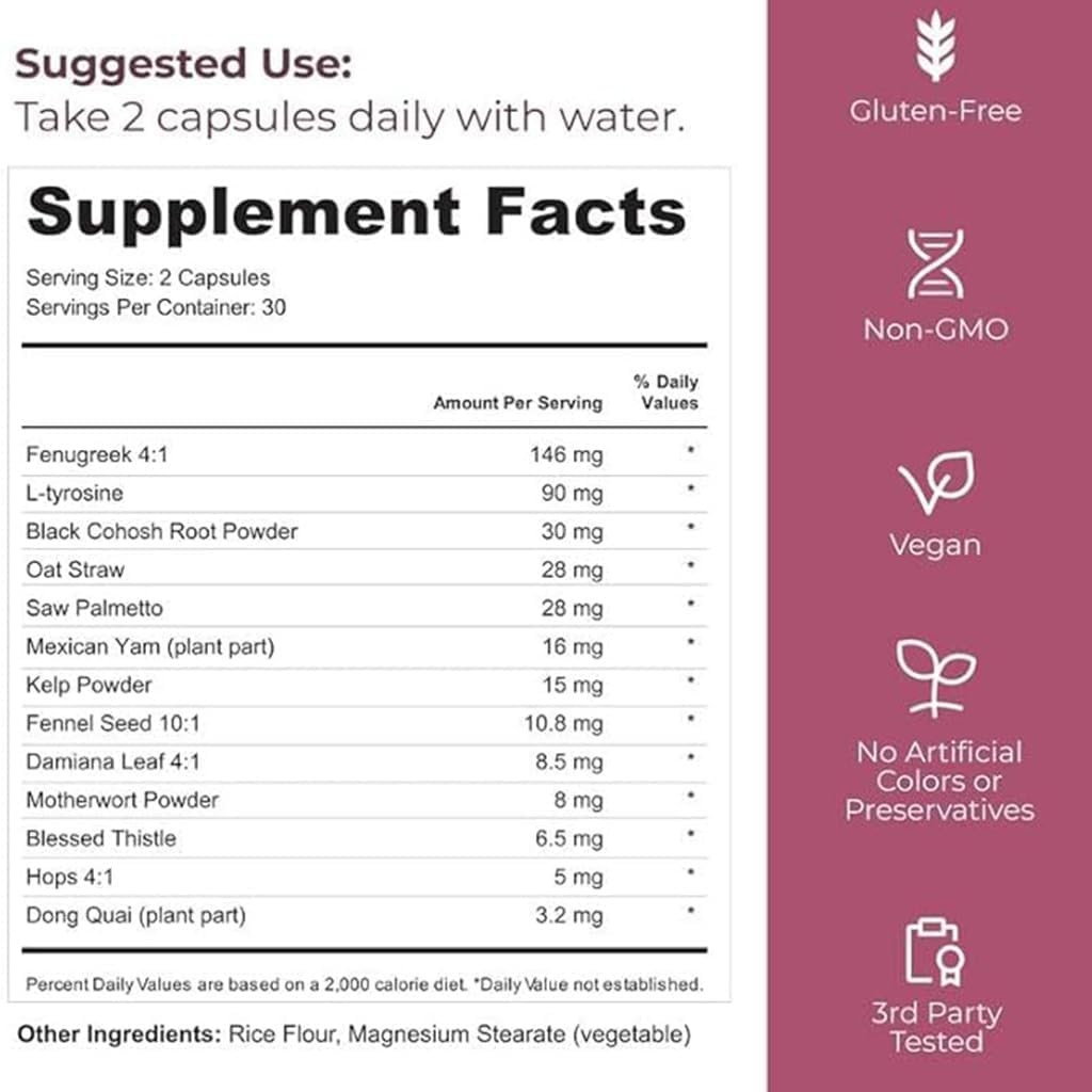 13-in-1 Vitamin ??Truefem 13-in-1 Capsules Vegan, Non-GMO ?C Botanical Blend