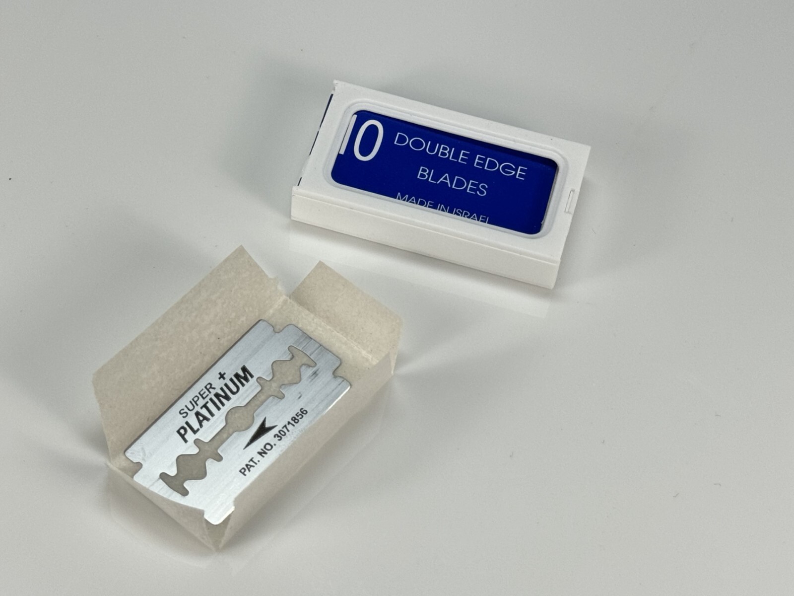 50 Personna Crystal double edge razor Shaving DE blades made in Israel